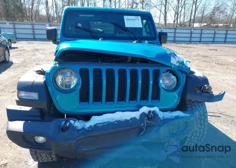 2020 Jeep Wrangler Unlimited Sport S 4X4 z USA, uszkodzony, nr VIN 1C4HJXDN7LW166628